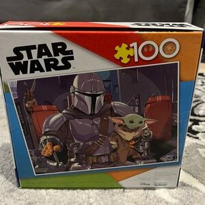 New and sealed Star Wars Mandalorian and Grogu 100-Piece Puzzle